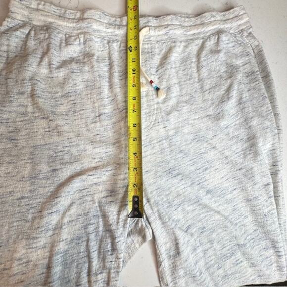 Sol Angeles Mens Pants XXL Lt Weight Jersey Joggers Marled Cream/Navy - Picture 13 of 16